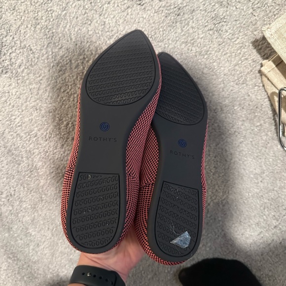 Rothy’s the point flats size 9.5 color pink - Picture 2 of 2